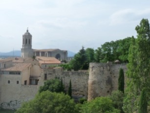 The cathedral seen from the city walls.