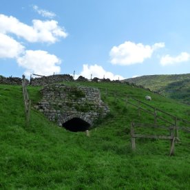 A disused ancient limekiln: there are plenty in the area.