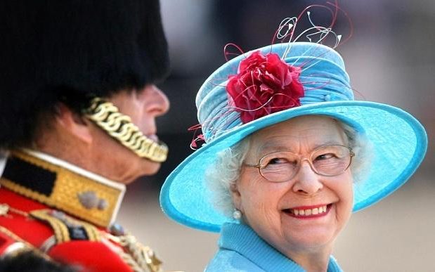 The Queen at the Trooping of the Colour (Daily Telegraph)