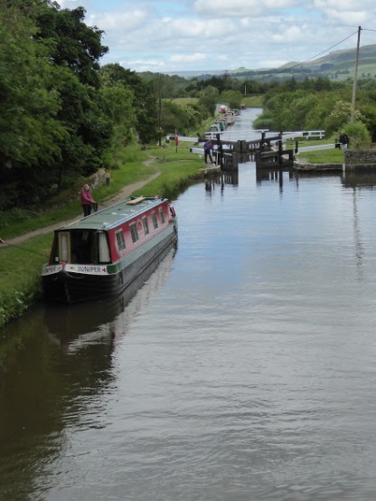 A view of some of the locks.