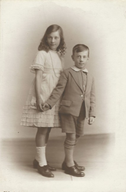 Betty and Arthur: probably taken in about 1920.