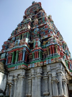 View of Nageshwara Temple, Kumbakonam