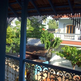 My balcony at le Rêve Bleu.