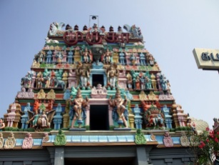 A Hindu temple in Chennai. Which one? Can't remember.