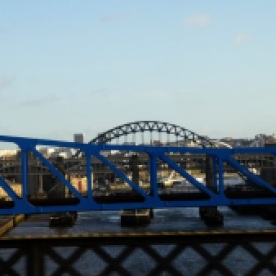 Gateshead from the train.