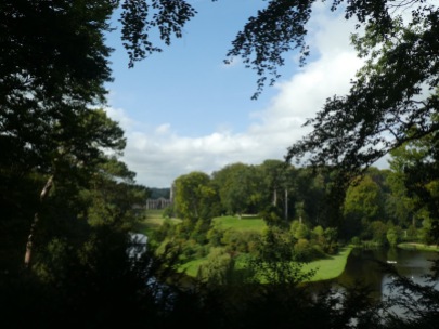 Fountains Abbey seen from Surprise View, Studley Royal.